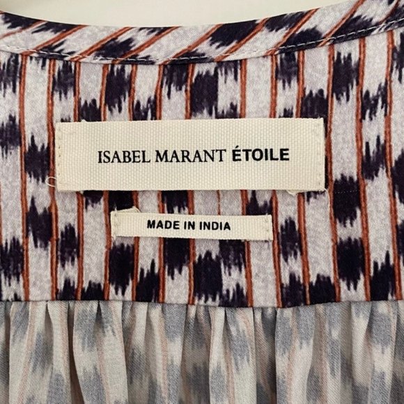 Isabel Marant Etoile Ikat Dress Size 6 Like new - Picture 12 of 15